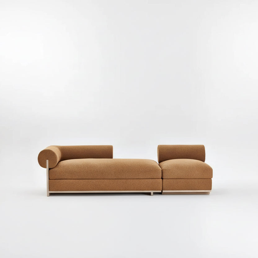 Sofa „Opal“ - Aus Eichenholz und Stoff