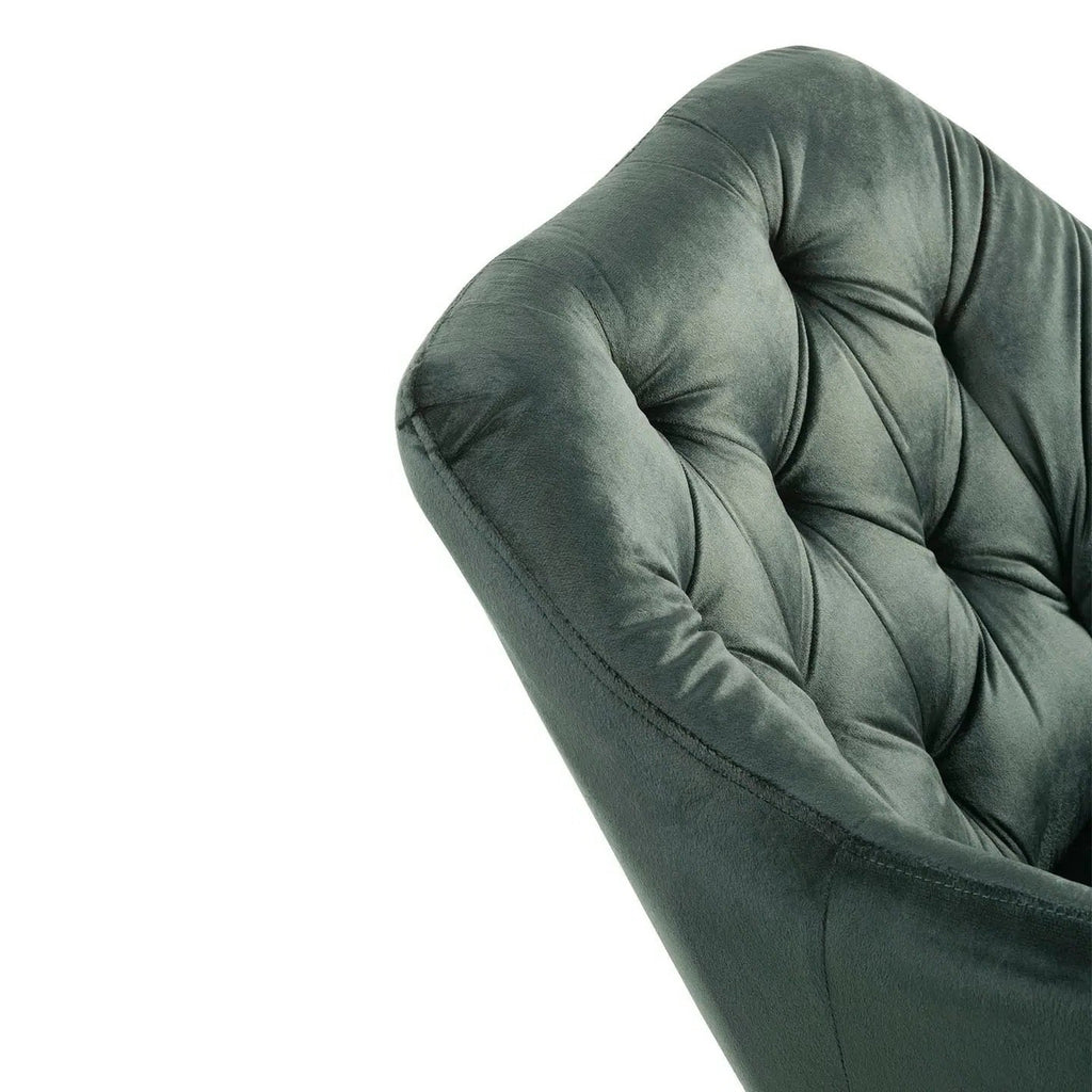 Sessel „FREUD“ – Metall & Samt, Made in Italy