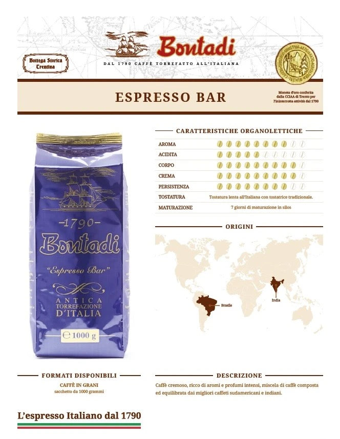 Caffè Bontadi Espresso Bar - MADE IN ITALY