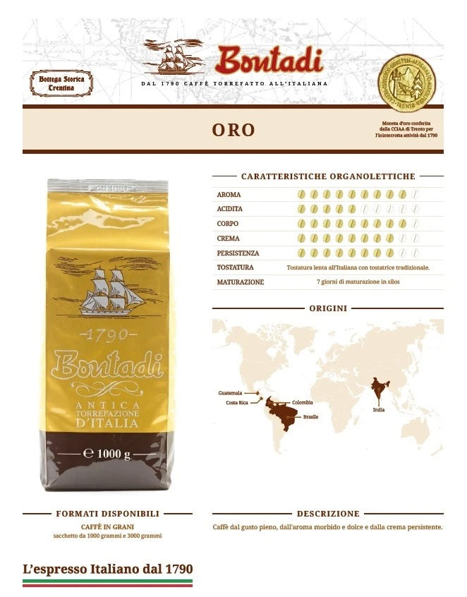 Caffè Bontadi Oro - MADE IN ITALY