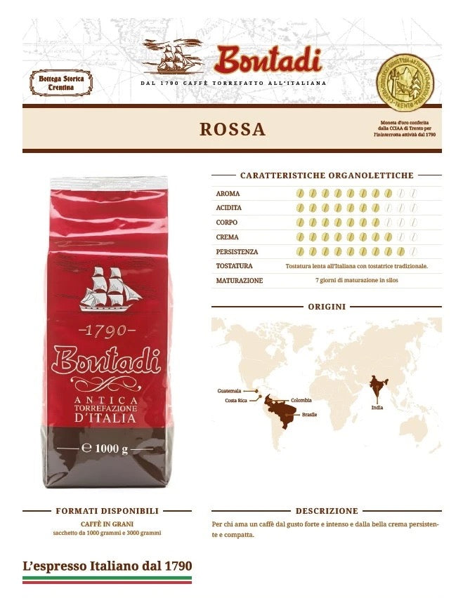 Caffé Bontadi Rossa - MADE IN ITALY