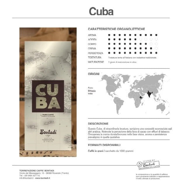 Caffè Bontadi Cuba Exclusive - MADE IN ITALY