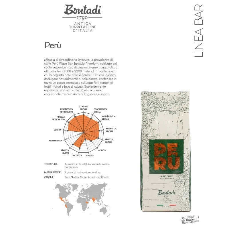 Caffè Bontadi Peru Exclusive - MADE IN ITALY