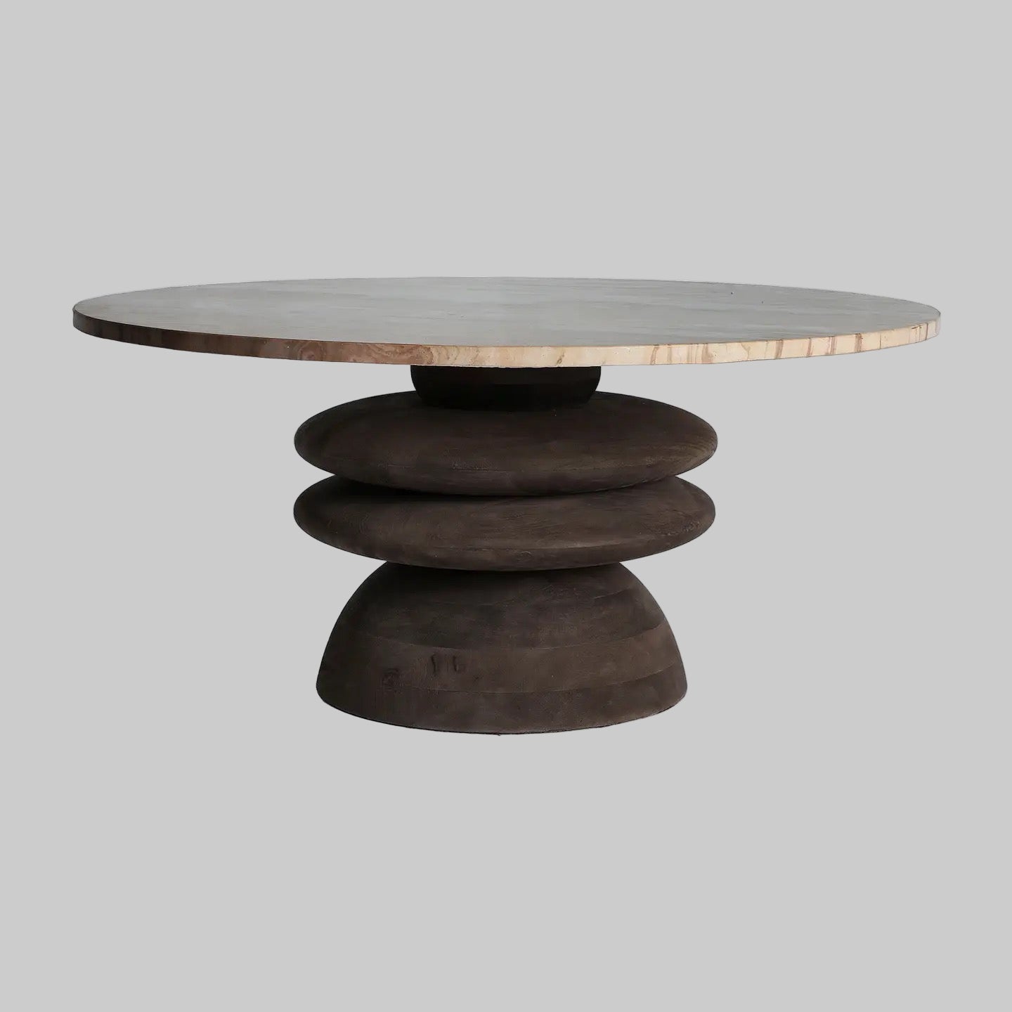 Couchtisch „Vrads“ – Mangoholz & Marmor