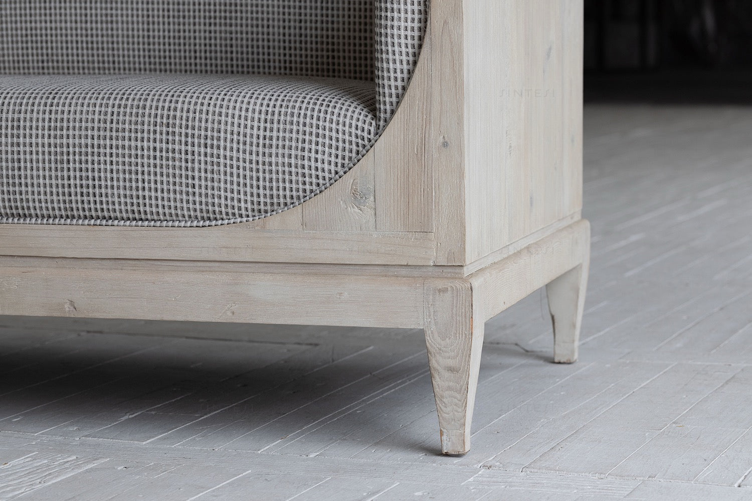 Sofa „Terra“ – Aus Kiefernholz, Weißkiefer und Stoff