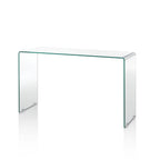 Schminktisch „MEDIANA“ – Aus gebogenem Glas