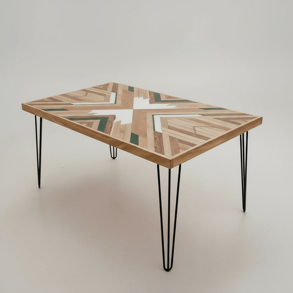 Esstisch „Forest“ – Ausziehbarer Tisch aus massivem Holz, handgefertigt in Spanien