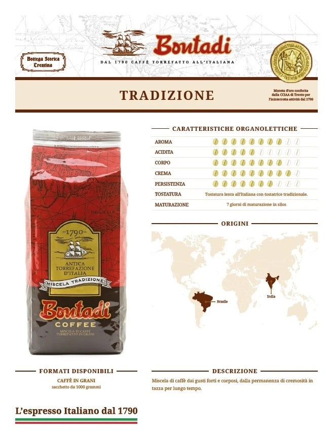Caffè Bontadi Tradizione - MADE IN ITALY